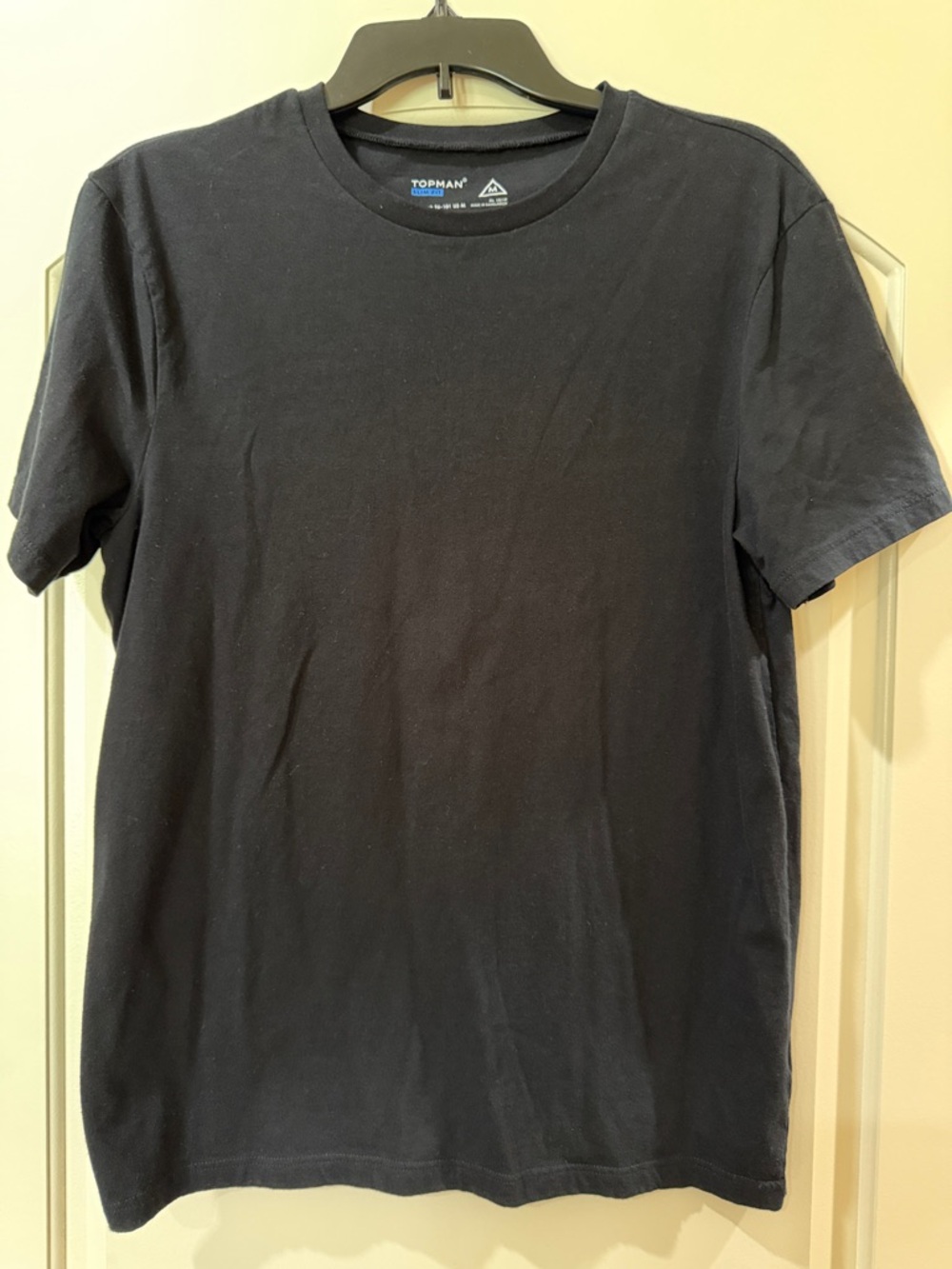 Topman Black Short Sleeve Crew Neck Tee